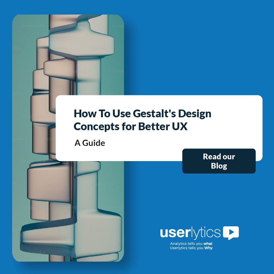 Are you missing out on Gestalt Principles in UX that could skyrocket your conversion rates? 

Uncover essential design secrets in our latest article! 
➡️ bit.ly/3JP1cCV

#UX #UXResearch #UserExperience #UXDesign #GestaltPrinciples