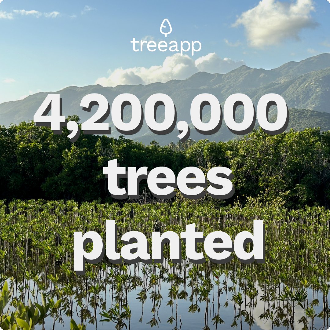 treeapp's tweet photo. Our 2024 Impact Report is out! 🌍⁠
⁠
Thanks to our community of individuals and businesses, we planted over 4 million trees!⁠
⁠
Read the full report here 👉️ https://t.co/98oer8K8X2
⁠
#biodiversity #environment #climate #earthmonth #protectforests #reducecarbon #earthday https://t.co/nmrY05BA5B