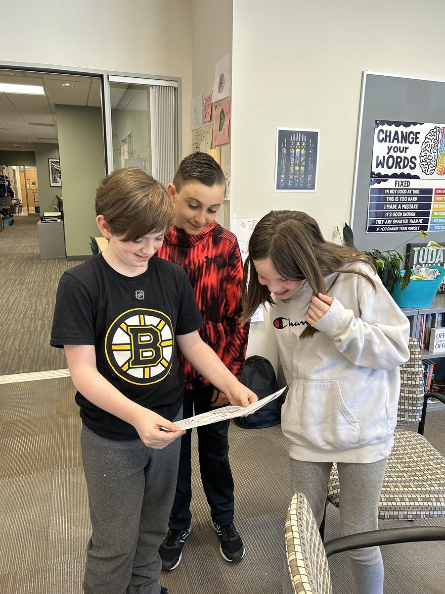 These amazing 5th graders are checking out their first printing of the Bancroft Globe they created! Coming home soon to Bancroft families!