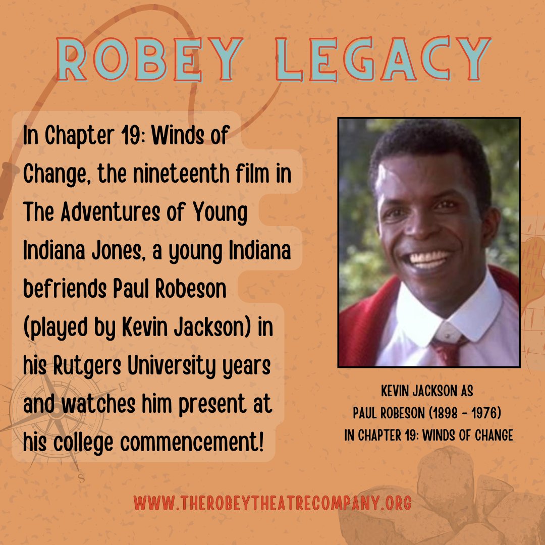 Robey Legacy – to learn more, visit the following site: paleycenter.org/collection/ite…

#robey #theatre #blacksinger #theater #latheatre #indianajones #rutgers #blackexcellence #blacktalent