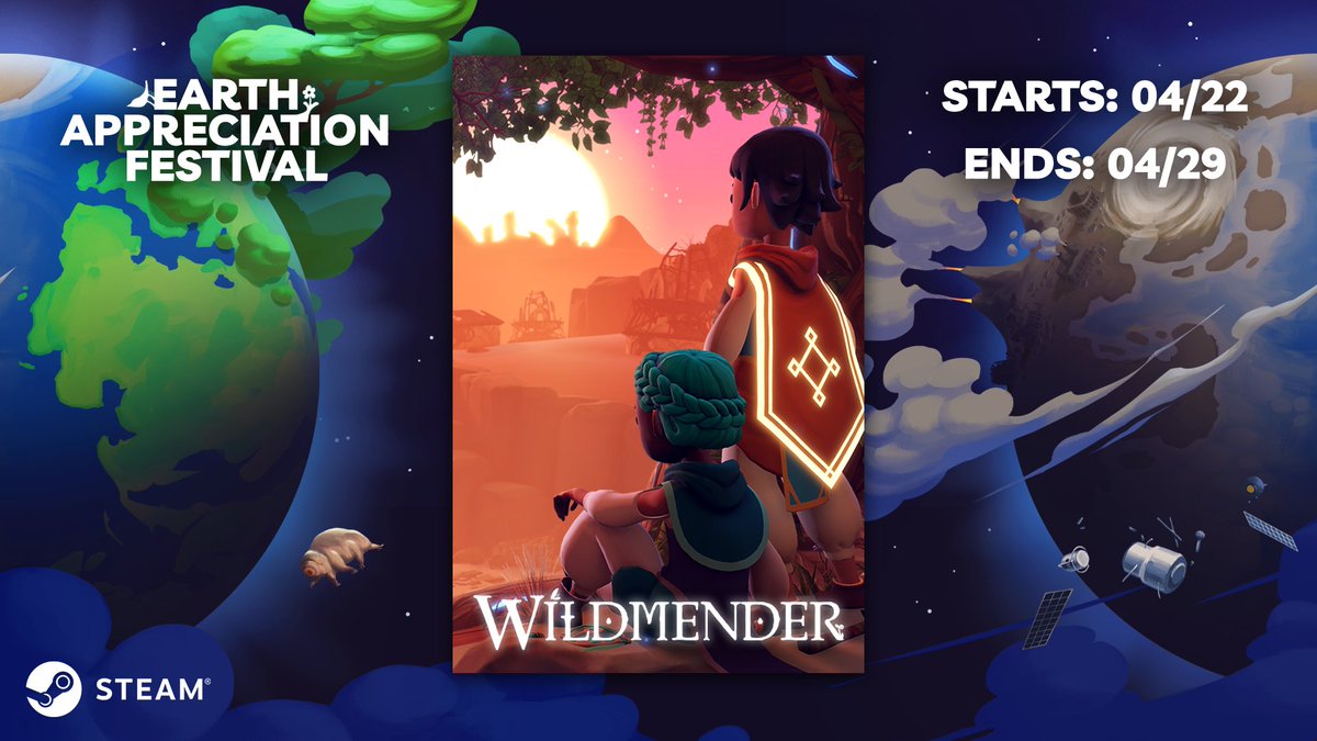 Transforming the world is no easy task 🌺

We’re thrilled to announce that Wildmender has been selected for the Earth Appreciation Festival 🌍

Read more here: bit.ly/4b2GURR

#Wildmender🌿
#SteamSale #IndieGame #IndieDev #Cute #SurvivalGame #Cozy #EarthDay
