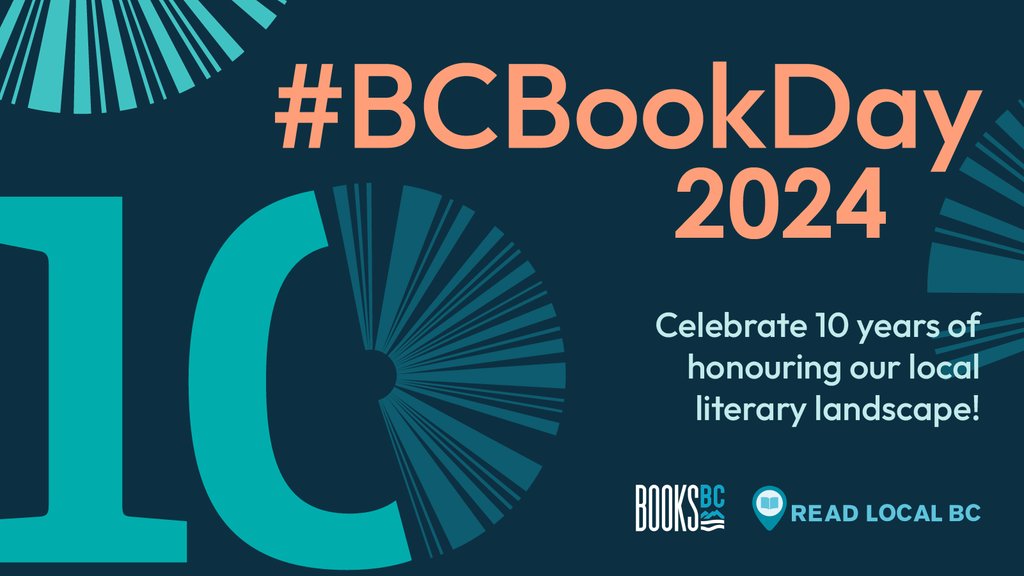 Tomorrow is #BCBookDay, a day to celebrate the incredible literary works that come out of our province. We are grateful for all of the amazing authors, illustrators, publishers, and literary events that make our creative landscape so rich and varied. #ReadLocalBC #BCBooks