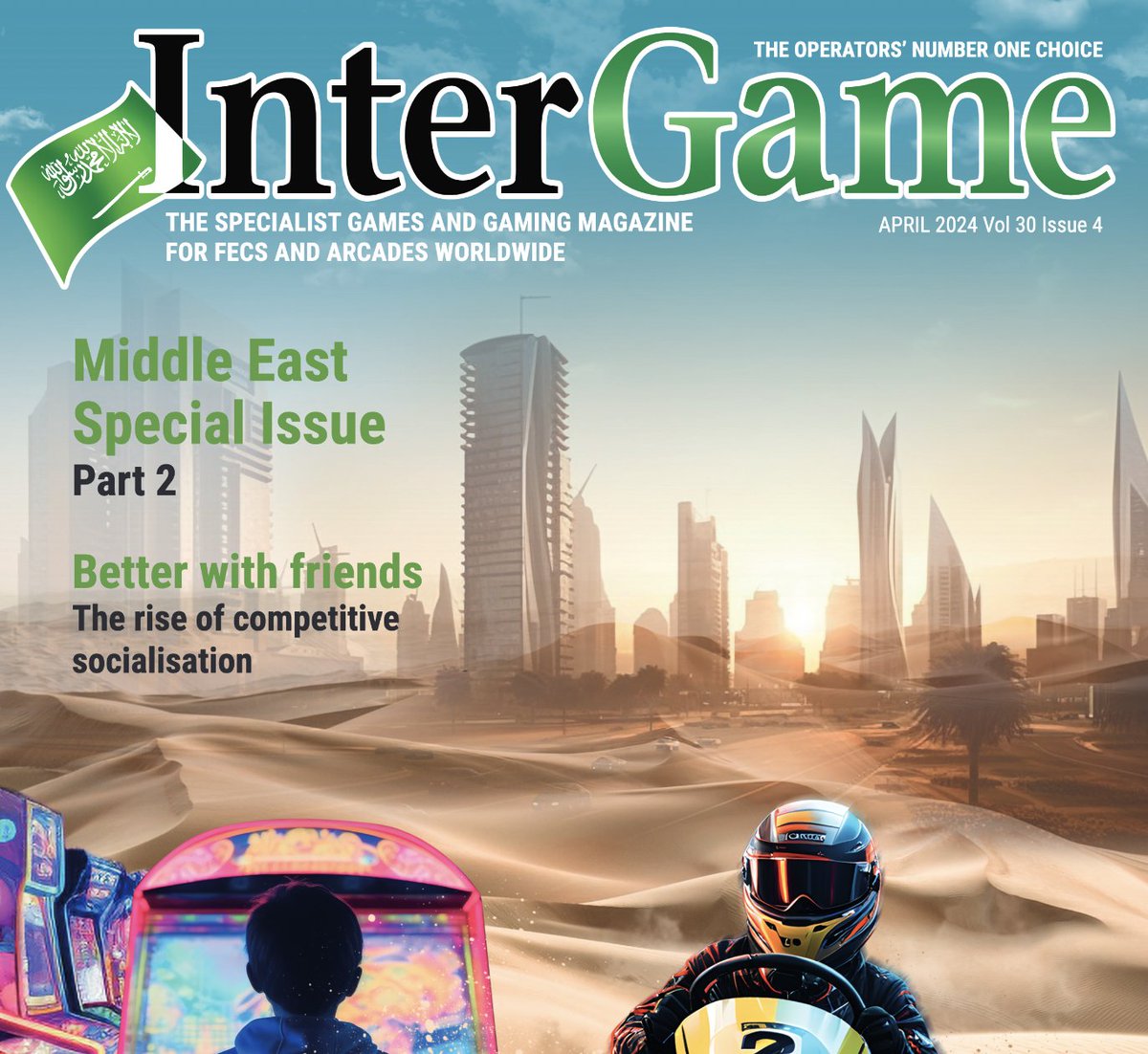 Read the April issue of InterGame here:
ow.ly/vkge50R47fe

#amusement #attractions #arcades #entertainment #MiddleEast #SEAExpo #competitivesocialisation

To be included in a future issue e-mail info@intergame.ltd.uk