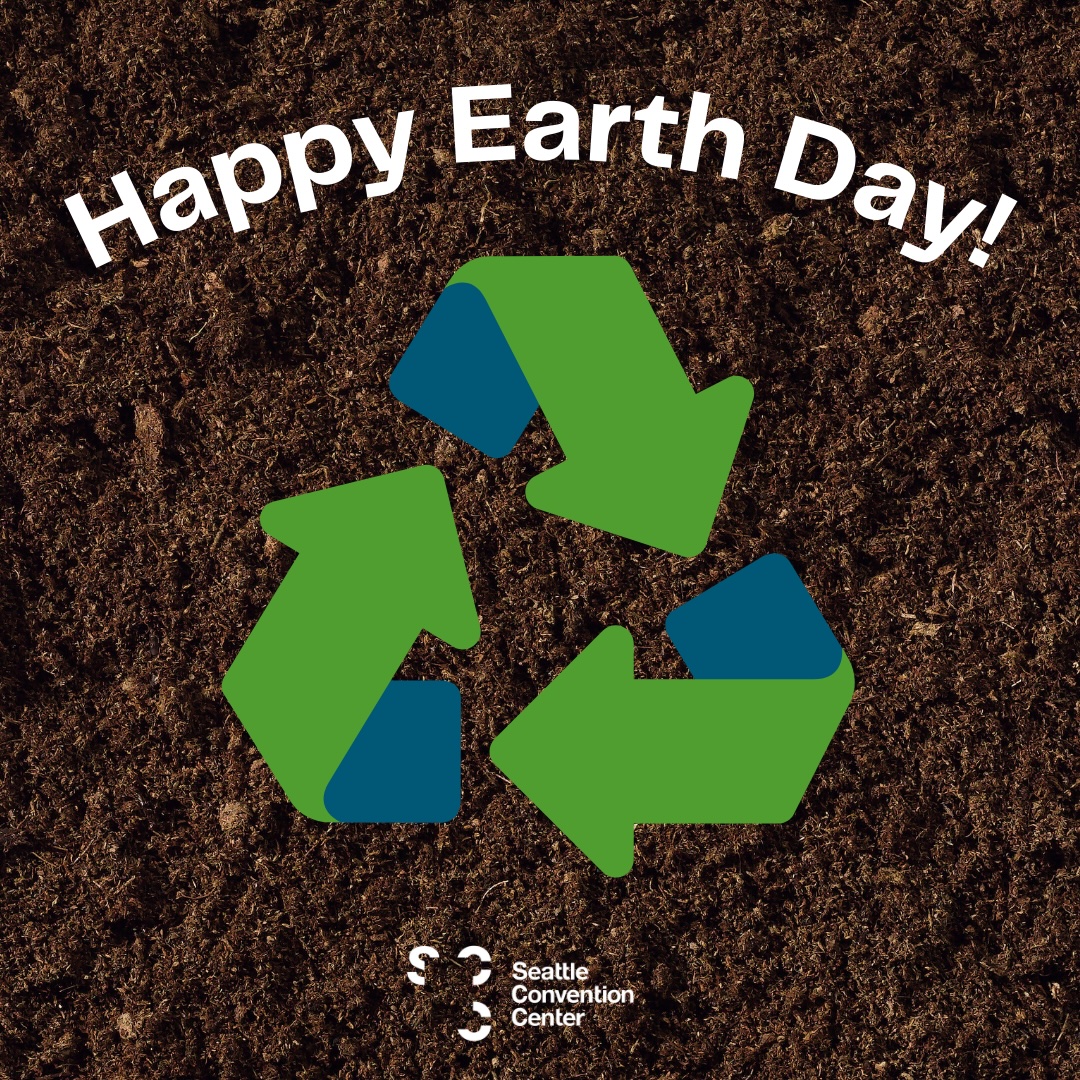 Let's celebrate Earth Day with an eco-friendly fact: Did you know that every food scrap, food-soiled paper, and landscape trimming generated from SCC events gets collected and recycled by a local composting firm? Together, we're making a difference for our planet. #HappyEarthDay