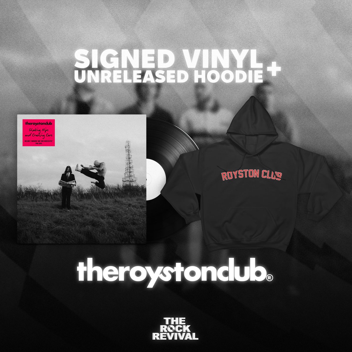 For a chance to win a signed <a href="/TheRoystonClub/">The Royston Club</a> vinyl &amp; an unreleased hoodie 👀

-Like and RT
-Follow @therockrevival_ &amp; @theroystonclub
-Tag a mate

P.S. Follow on Instagram for a double chance!