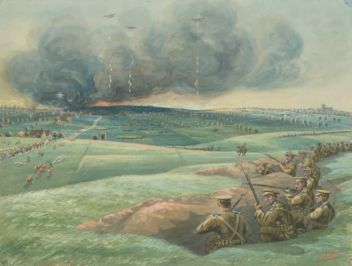 CanWarMuseum's tweet image. The Second Battle of Ypres began on April 22, 1915. The last major Belgian town in Allied hands, Ypres provided a defensive position to protect crucial ports on the English Channel. It had to be held. (1/4) #FirstWorldWar #Ypres
