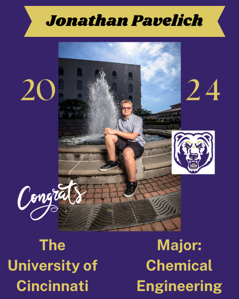 Congratulations Jonathan on your acceptance to The University of Cincinnati!  #NRInspireGreat #AspireHigher #collegebound #chemicalengineering