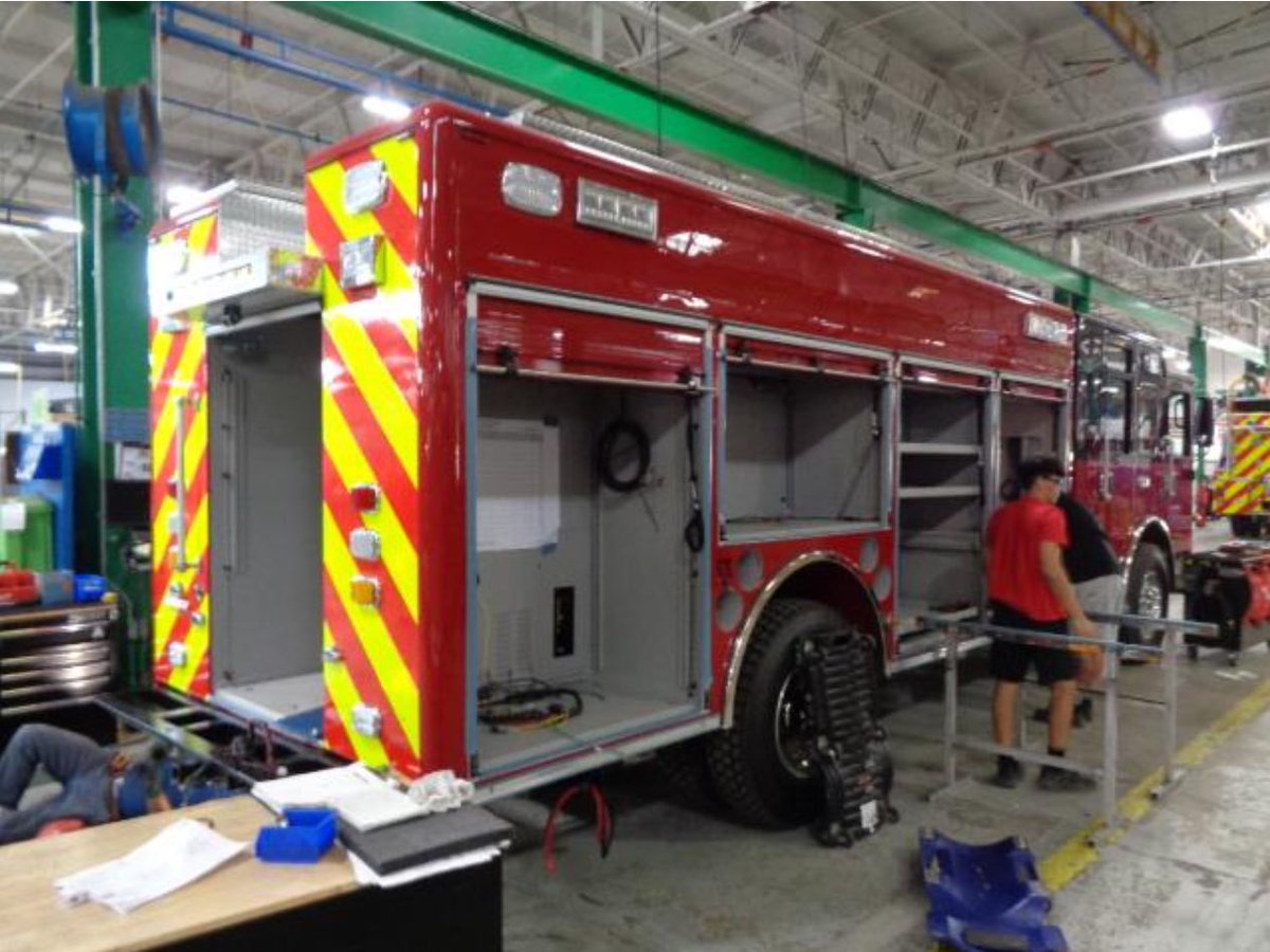 Here are more photos of the new Rescue 1 build as it begins its final assembly this week.
#apparatus #rescueready @PierceMfg  @AllegianceFireR