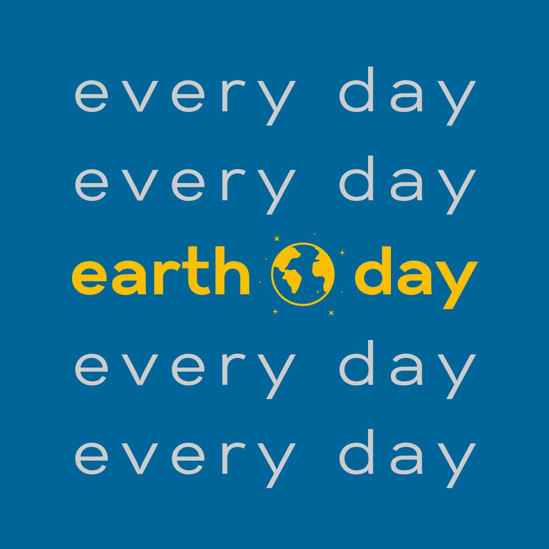 Every day is Earth Day here on the only planet we can call home. That's why I'm always fighting for a cleaner environment that we can share and pass down to the next generation. How are you celebrating Earth Day this year?
