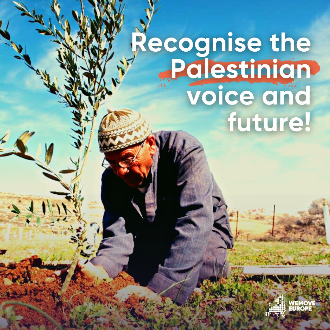 🍉 Palestinians are denied a voice in their present & future. Half of the EU is ready to recognise the state of Palestine as the “only way to peace”. Demand member states be a force for lasting peace for the people of Palestine & Israel. 🕊️ ✍️ SIGN! wemove.eu/u/Palestine