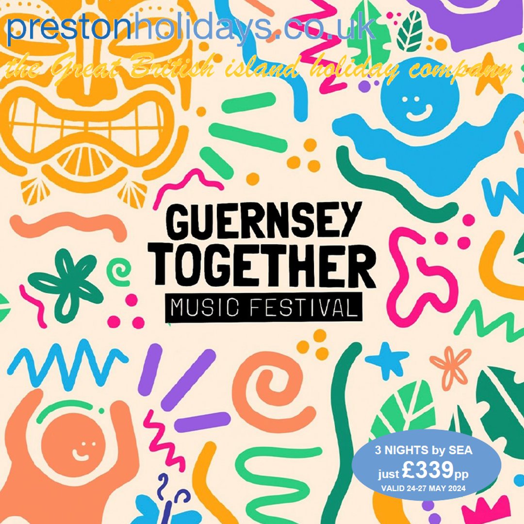 PrestonHolidays's tweet photo. #GuernseyTogether 3nts packages for Jersey residents just £339 by sea in assscoation with @visitguernsey & @condor_ferries
https://t.co/IboEjzU9TA
#CondorBreaks #GuernseyBreaks #IslandGetaways #Breakaways #FerryTravel #HolidaysBySea #Travelsmith #MUSICFESTIVAL
@hospitalitygg https://t.co/wVWVQh6q45