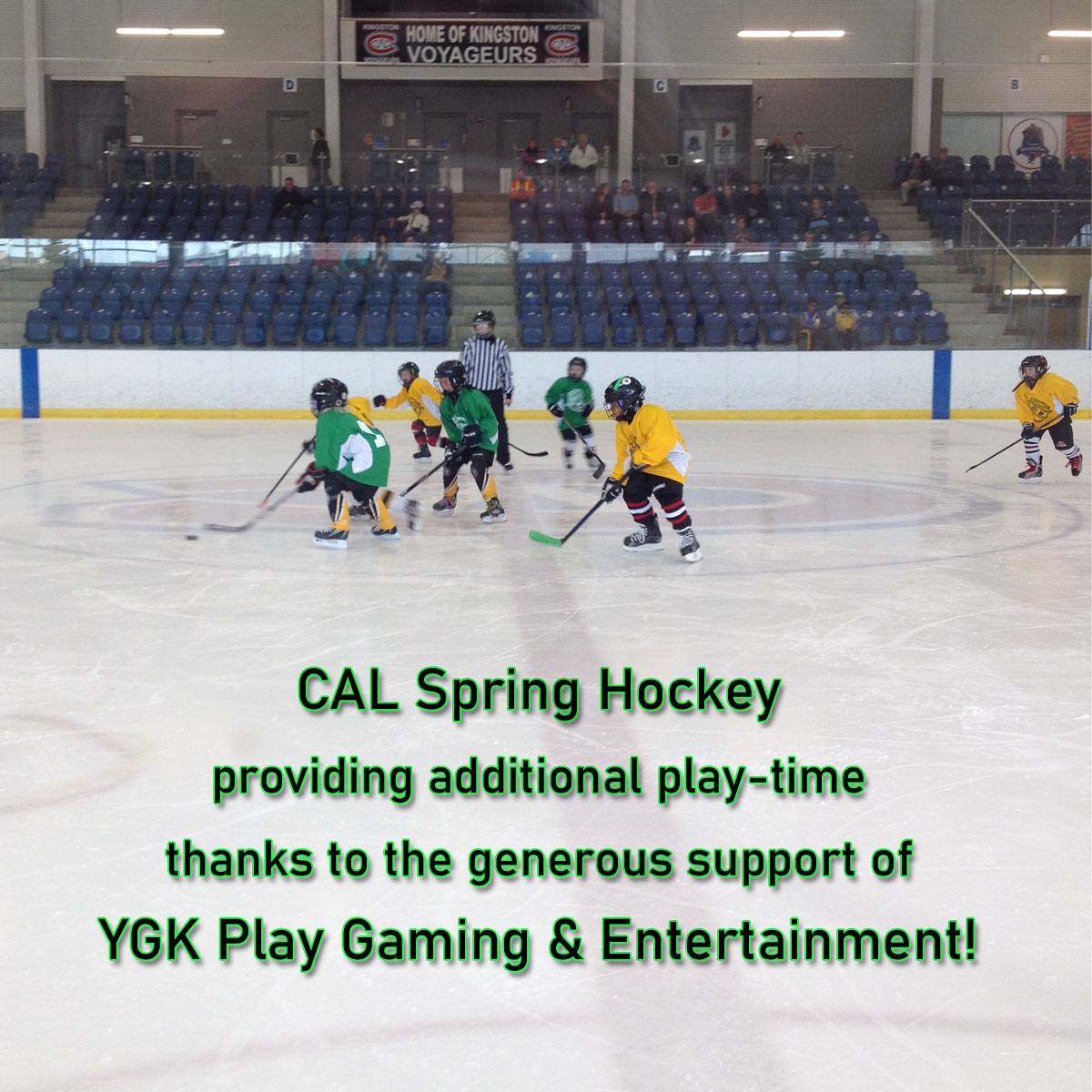 Thank you to <a href="/PlayYGK/">Play! Gaming & Entertainment Centre</a> for all of your support in keeping the youth in our community active and engaged in sports!