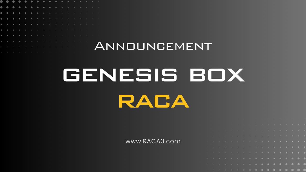 RacaSpanish's tweet photo. 📢 Una gran noticia:
Para celebrar el próximo tercer cumpleaños de RACA, devolveremos todo $RACA del #GenesisBoxes a nuestros usuarios. 🎂🎉
Mientras tanto, los lanzamientos aéreos se mantendrán sin cambios. ✈️ https://t.co/Fb9ZqIzzgs