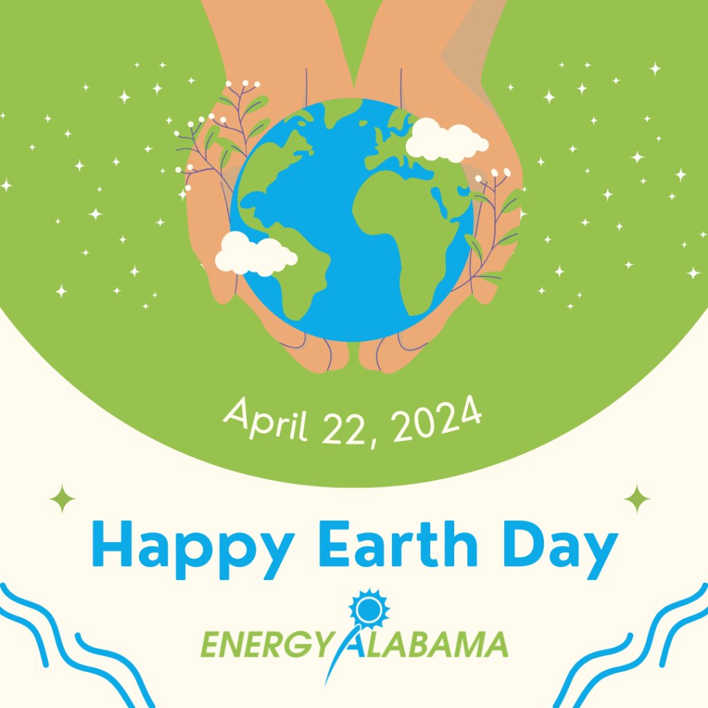 It's #EarthDay! Let's celebrate our planet by taking action for a sustainable future. Join us in advocating for clean energy solutions. Become a member and be part of the fight! energyalabama.org/support/