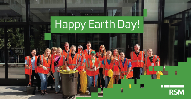 Today is Earth Day! The environmental stewardship opportunities I’ve had through @RSMUSLLP to support a greener tomorrow are one of many reasons I love what I do! #BeYouatRSM rsm.buzz/3JuNPHO