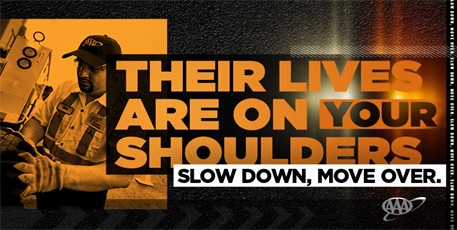 Whether you're driving in the city or on the highway, #SlowDownMoveOver applies to all roads. Prioritize safety anytime there are flashing lights on the roadside. #MoveOverMonday