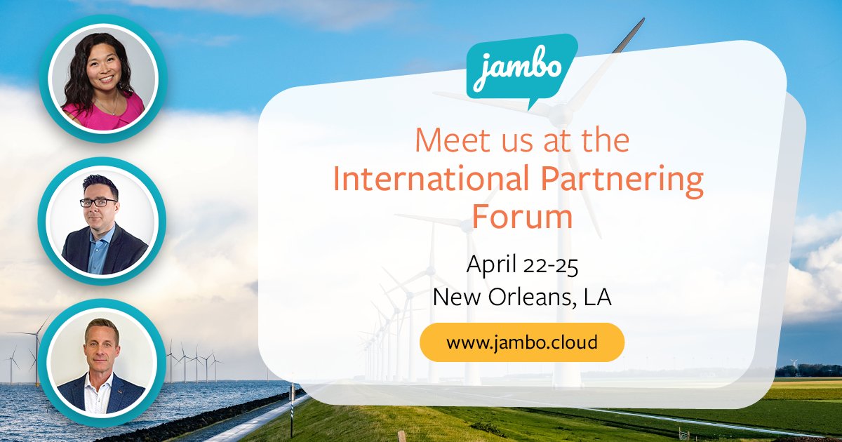 JamboHQ's tweet photo. Are you attending the @oceanticnetwork International Partnering Forum? Stop by booth #1423 and say hello to Ward, Leanna, and Drew!

Are you ready to discuss your organization's #StakeholderEngagement challenges? Book a meeting on-site 👉 https://t.co/Xd3sOdBTrq
#IPF2024 #IPFConf https://t.co/ZpUqCeRcqH