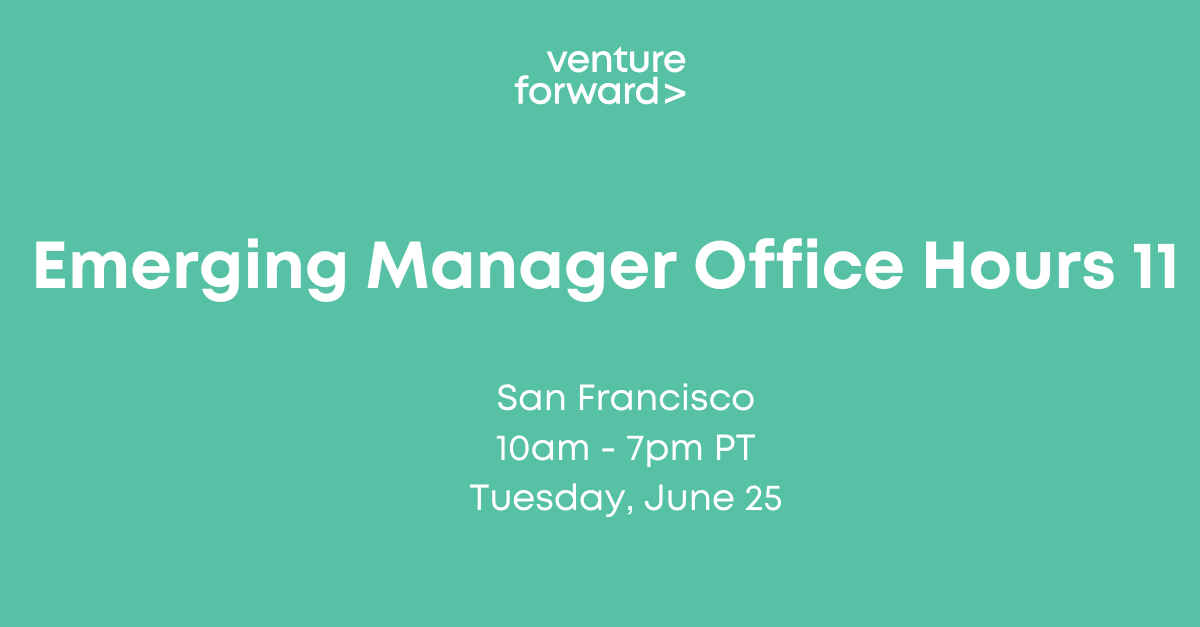 🎉Underrepresented #VC fund managers: LP Office Hours is back as Emerging Manager Office Hours! Our 11th EMOH program will be held in SF on June 25 for a full day of networking and meetings. Learn more and apply by Friday, May 3: ow.ly/60Jb50Rlo9f