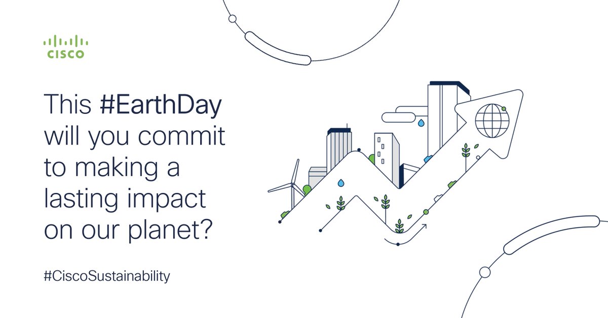 #EarthDay is here, #CiscoPartners 🌍✨ 

Transform your vision into action with Cisco's Environmental Sustainability Specialization! I

It's your chance to learn more about #sustainability and join forces to help create a healthier planet. 🌱 

Start now cs.co/6019b3ztd