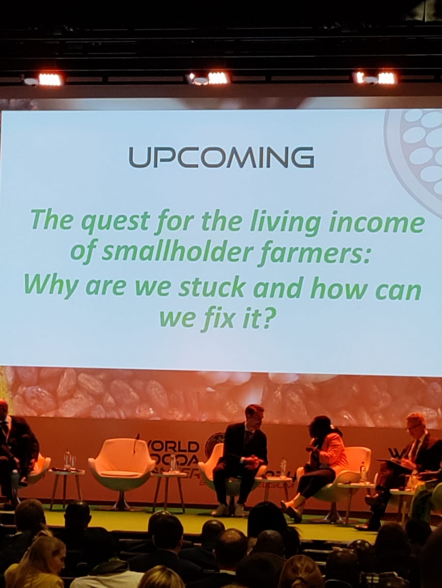 EPP4_SL's tweet photo. The sector takes responsibility by saying "with great chocolate comes great responsibility".  A revision of the purchasing guidelines has been announced. Hopefully we will see sustainable farm gate prices for cocoa farmers in the future.#WorldCocoaConference2024 https://t.co/VcWGTKx6Fp