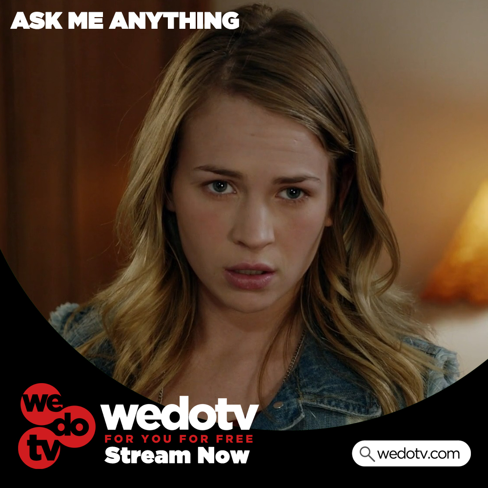 How about a free-to-view edgy coming of age tale this Tuesday? Check out the superb adult themed comedy Ask Me Anything on wedotv.com.
#wedotv #freemovies #BrittRobertson #MartinSheen #christianslater