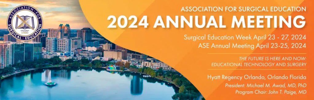 ✈️#IUSurgery is off to Orlando for @Surg_Education  #SEW2024 Annual Meeting starting tomorrow! Be sure to watch our channel as we check in during the meeting!