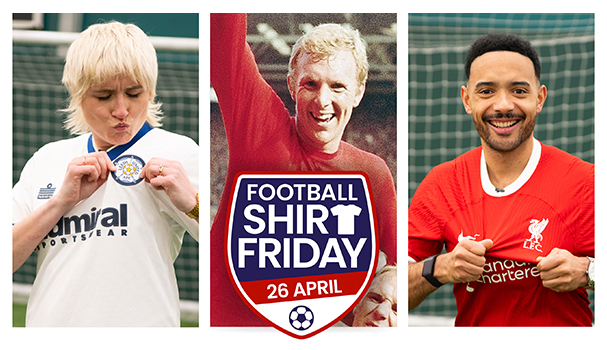 Daily reminder: Friday 26th April is #FootballShirtFriday

Please wear, share, donate.

Donate at: bit.ly/3vid0tJ 

Find out more at: bit.ly/3cparZq
