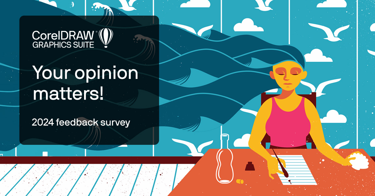 📢 Attention all creatives! Your input is crucial in shaping the next generation of CorelDRAW. Take our survey, share your experience, and enter to win one of ten $200 Amazon gift cards! Let's innovate together! bit.ly/4aPWAIn