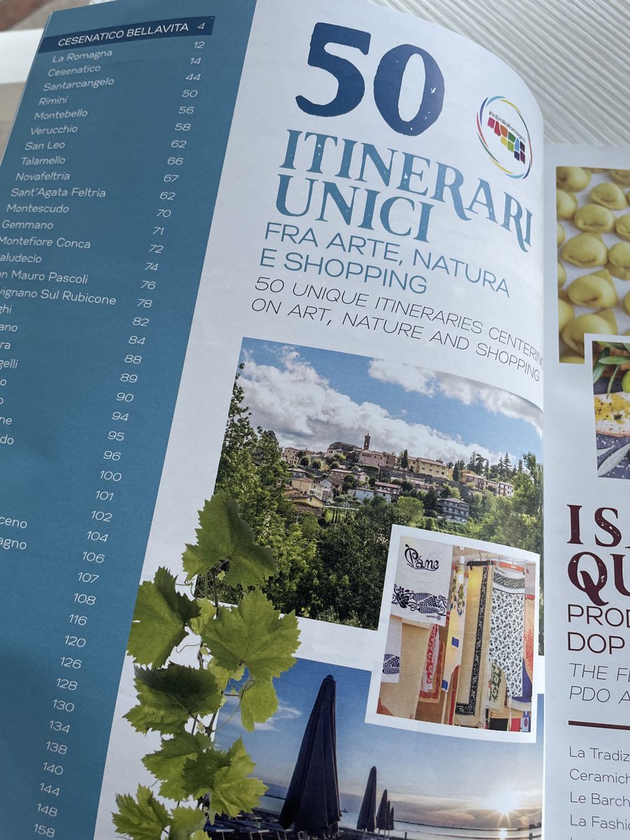 Cesenatico_BV's tweet photo. Ultima edizione, fresca di stampa. Dal Borgo marinaro di Cesenatico verso l’entroterra di Romagna, terra ricca di storia, cultura ed esperienze gastronomiche uniche https://t.co/oHdh03E4y7
