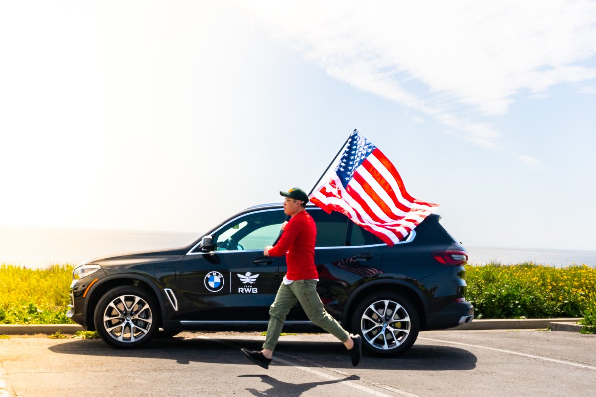 In honor of the unwavering spirit of American Veterans, @BMWUSA is sponsoring @TeamRWB's Old Glory Relay. Participants kicked off their 1,600-mile journey on Friday, where they will carry a single American flag from Philadelphia to Chicago. Fundraising for TeamRWB, BMW aims to…