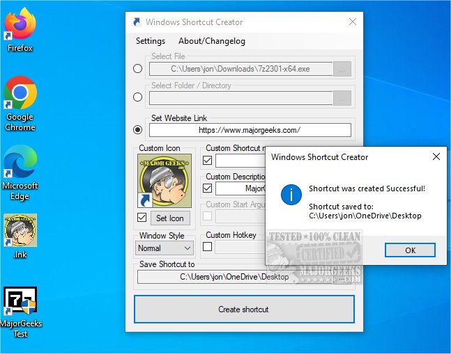 majorgeeks's tweet image. New! Windows Shortcut Creator lets you create #shortcuts for all your #programs, #folders, and #websites.
majorgeeks.com/files/details/… #freeware