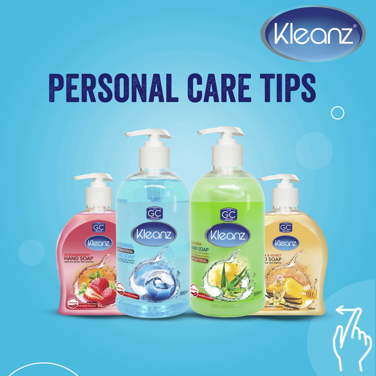 GhandourGhana's tweet photo. Kleanz Hand soap is perfect for maintaining good hygiene. Swipe left to learn simple personal care tips!
#TheGCBrand #Kleanz #Sanitiser https://t.co/v3UuTpnVOa