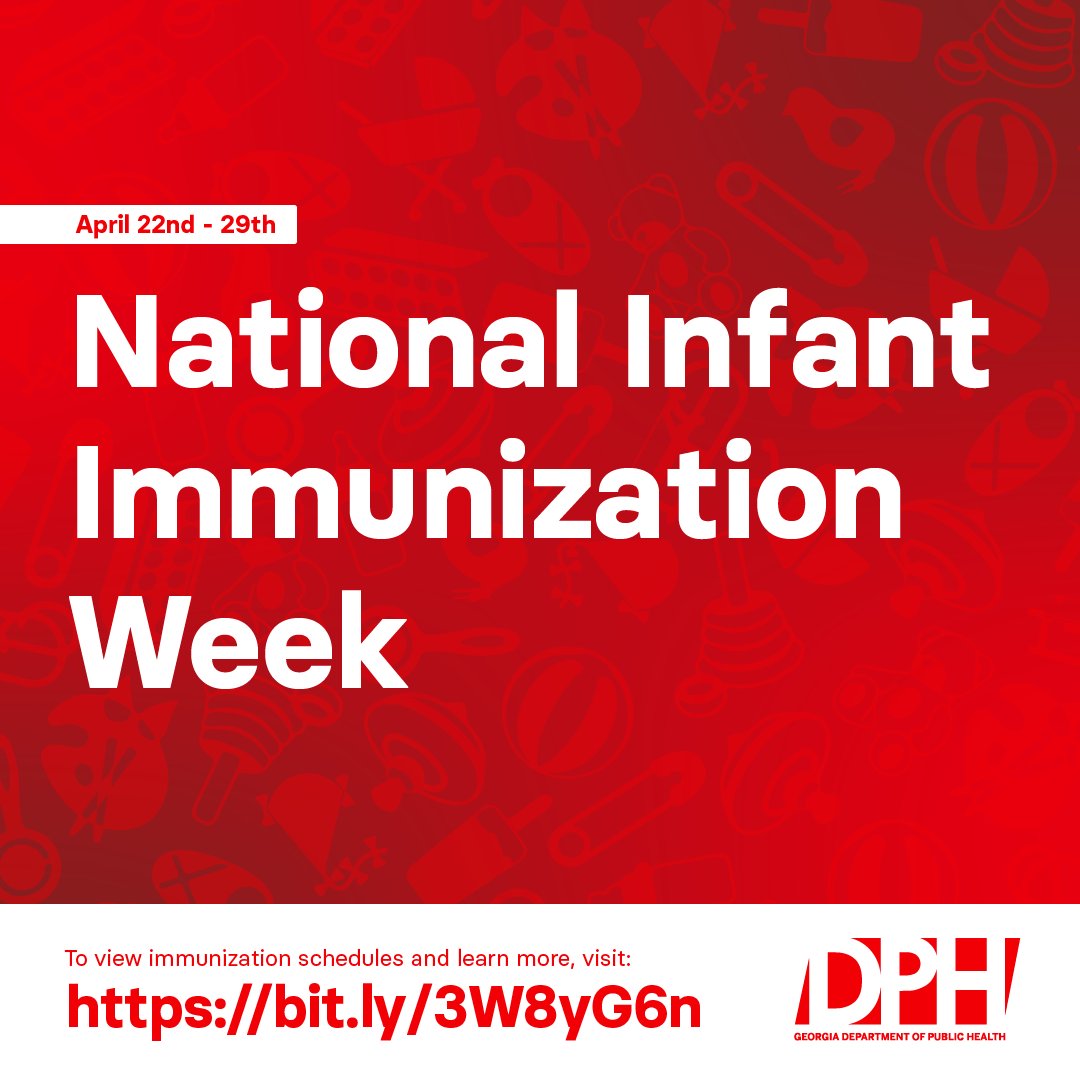 Celebrate National Infant Immunization Week by prioritizing your child's health. Stay informed and protect your little one with regular immunizations. Talk to their pediatrician today and visit bit.ly/3W8yG6n for more information! #NationalInfantImmunizationWeek