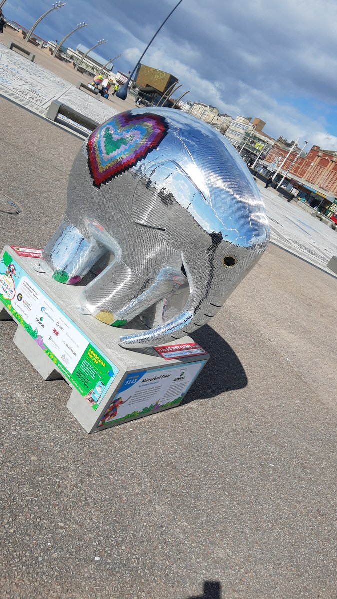 So many elephants in town thanks to @ElmerBlackpool which one is your favourite?