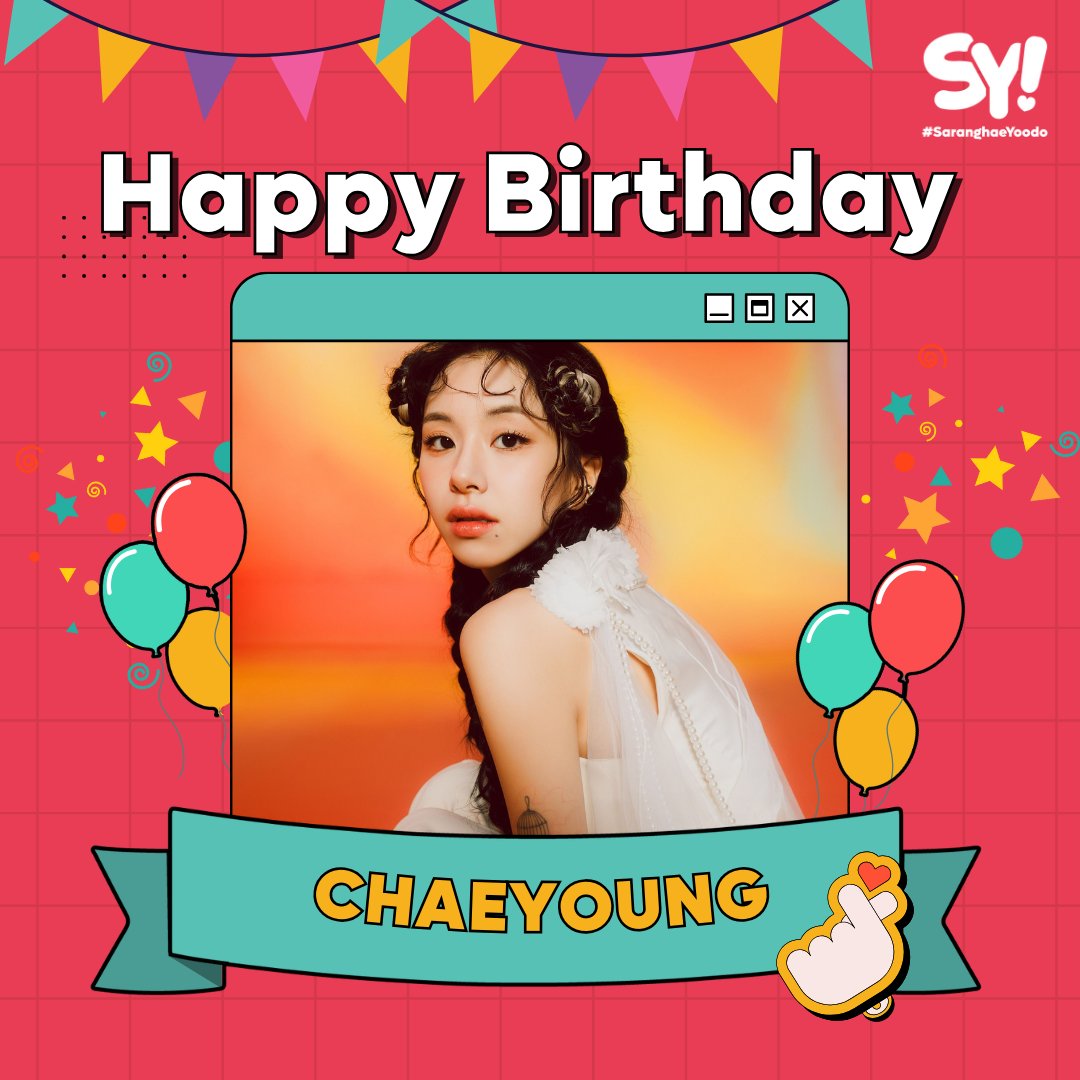 Happy Birthday to our Strawberry Princess Chaeyoung of @JYPETWICE 
🎂23.04.24

#HappyBirthday #HappyChaeyoungDay #HappyBirthdayChaeyoung #ChaeyoungDay #Chaeyoung #TWICE #ONCE #kpop #saranghaeyoodo @TwiceMalaysia_