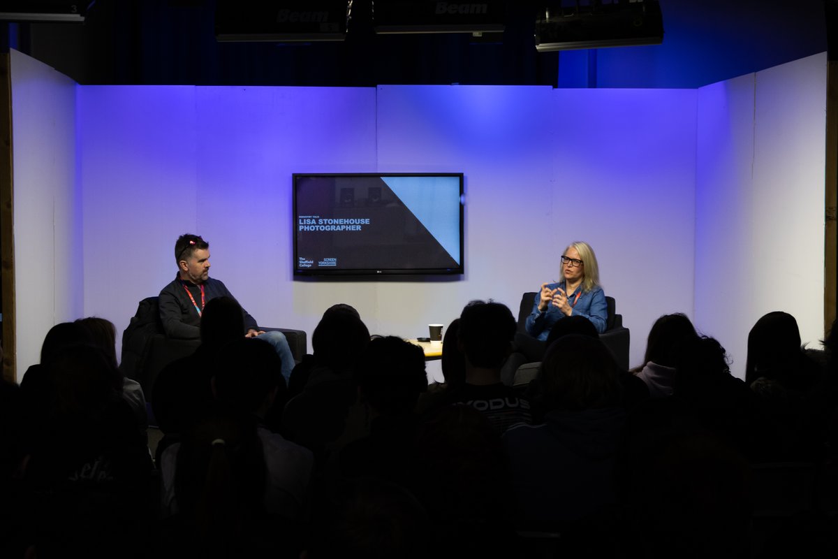 Lisa Stonehouse, a professional photographer with a diverse range of photography skills to came and had a chat with our students 📸 50 Level 3 TV and Photography students attended the talk and took part in a workshop! Take a look at our courses below: ow.ly/XmtW50Rl1Ee