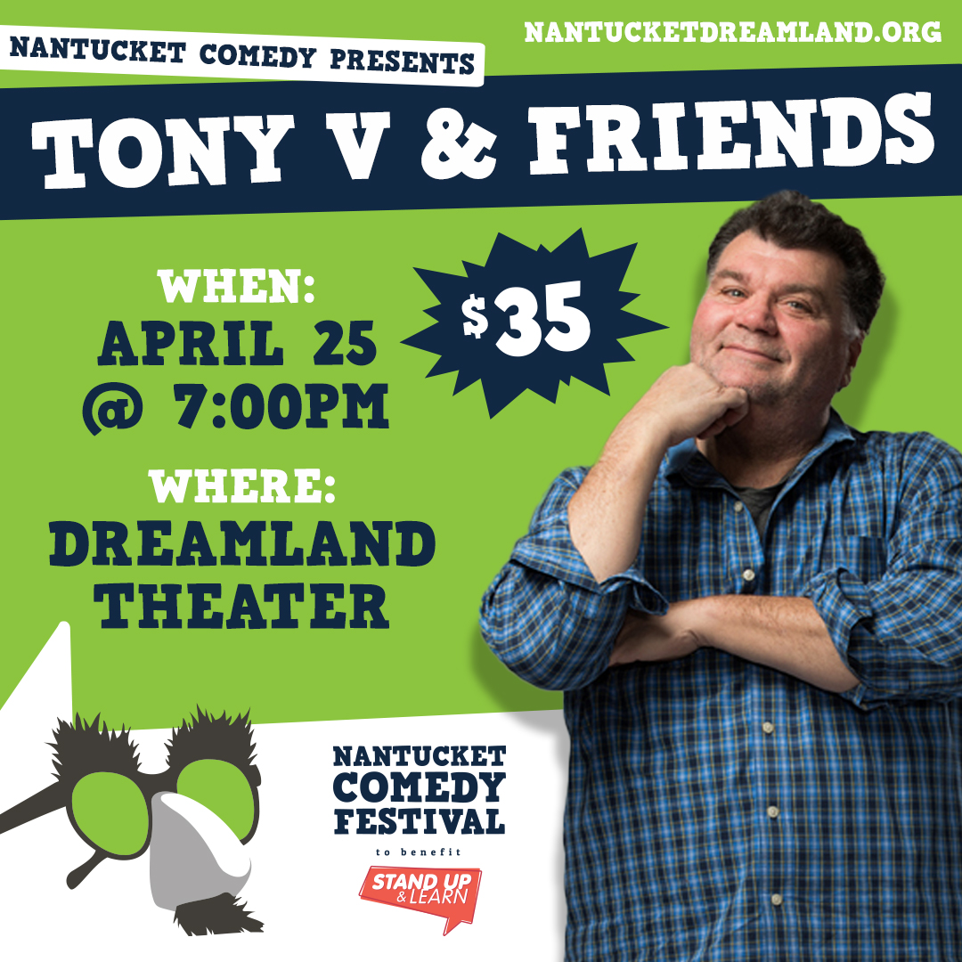 nantucketcomedy's tweet image. Kick off your Daffodil Weekend at @ackdreamland with a hilarious double comedy feature! 

The Kids of @StandUpLearn will start the night with a free show followed by an 18+ special ft. @TonyVComic &amp;amp; a surprise MC 🎤

Get your tickets here: tickets.nantucketdreamland.org/websales/pages…