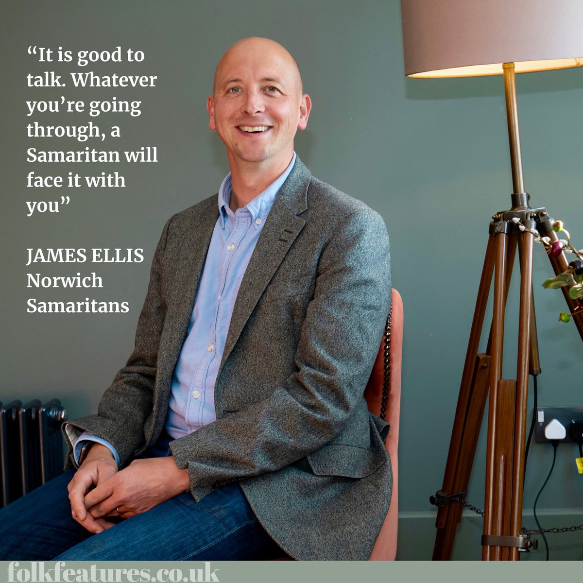 ☎️ James Ellis, the outgoing Director of Norwich Samaritans, on 60 years of answering the phone to those in need:

folkfeatures.co.uk/60-years-of-su…

#norwichsamaritans #folkfeatures