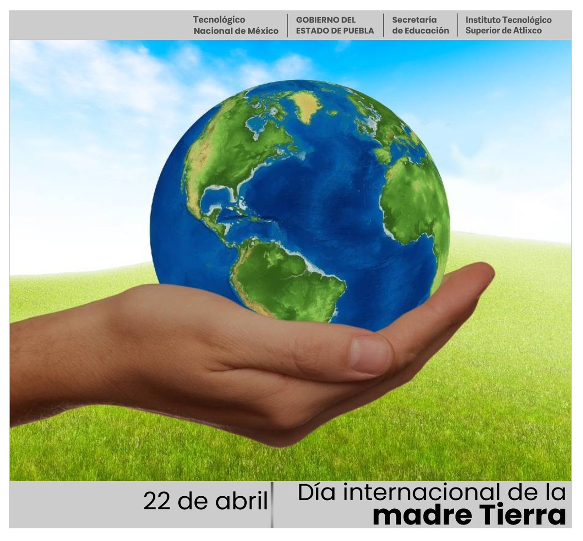 #22deAbril || 🌍Día Internacional de la Madre Tierra, una fecha designada por la Asamblea General de las Naciones Unidas para recordarnos la importancia de nuestro planeta y sus ecosistemas. 🌏

#diadelamadretierra🌎  #madretierra🌎 #TecNM #TecAtlixco #Atlixco #Puebla #Eco