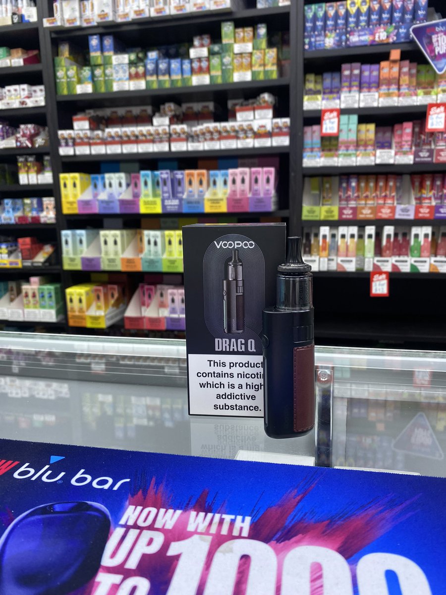 Are you looking for a great little starter device? 
Come check out the… 
Voopoo Drag Q
Great with salts 
Just £30 

#vape #vapers #vapelife #ecig #vapeporn #quitsmoking #smokefree #flavours #ivapelounge #eccles #ecclesvape #manchester #trend #vaporesso #geekvape #uwell #Voopoo
