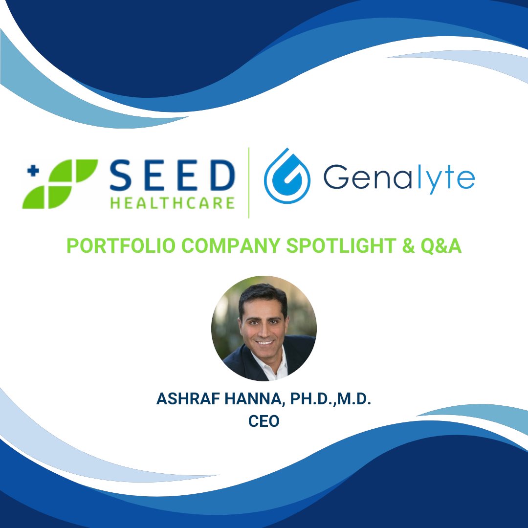 Catch our CEO Ashraf Hanna in conversation with <a href="/seed_healthcare/">Seed Healthcare</a> CEO <a href="/PermanTodd/">Todd Perman</a> as they discuss how Genalyte is transforming laboratory testing with the Merlin platform.  🚀Click to read the full story:  seedhealthcare.com/portfolio-comp…