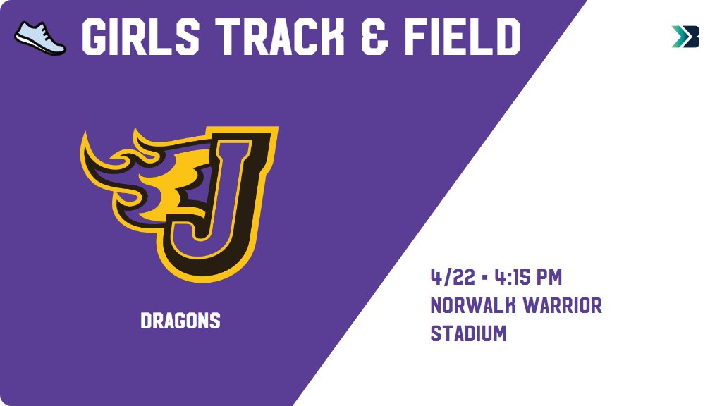 Girls Track & Field (8th Grade) Meet Day! - Check out the event preview for the Johnston Dragons. It starts at 4:15 PM and is at Norwalk Warrior Stadium. gobound.com/ia/ighsau/girl…