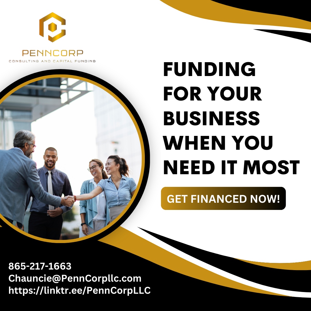 Our financing solutions cater to your business's unique needs, ensuring you have the resources to thrive.  💡 

Let's turn your vision into reality! Contact us now to begin your journey.

🌐 linktr.ee/PennCorpLLC

#PennCorpLLC #realestate #fixmycredit #credittips