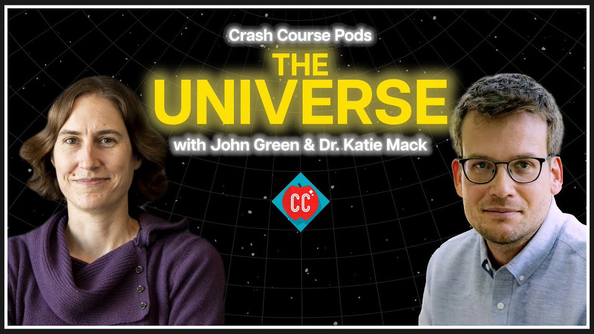 Exciting news for cosmos enthusiasts! @johngreen, author of 'The Fault in Our Stars,' teams up with Hawking Chair in Cosmology and Science Communication @AstroKatie for a podcast series exploring the vast corners of our universe. Learn more: hubs.ly/Q02tD1ws0
