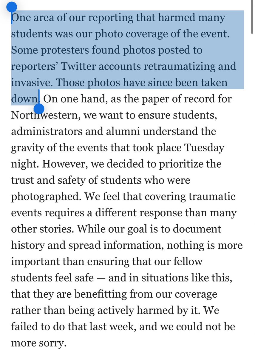 Worth remembering that no one knows less about what happens @NorthwesternU than @thedailynu—which has a long record of deleting its reporting when left wing lunatics come crying freebeacon.com/issues/daily-n… dailynorthwestern.com/2019/11/10/opi…