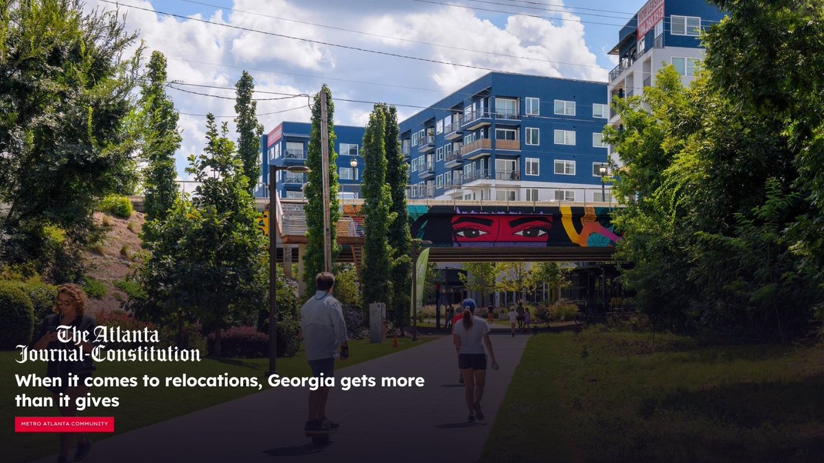 Georgia is growing, especially metro Atlanta, with our quality careers and welcoming communities. Young professionals are eager to turn their dreams into reality – they understand metro Atlanta is where they belong. #AtlantaWhereYouBelong ajc.com/news/georgia-n…