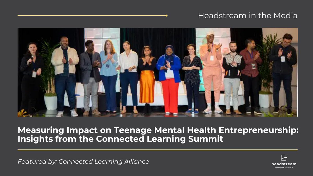 🌟 Dive into insights from David Ball, our Sr. Director of Health and Human Well-being Economy! 🧠 Explore 'Measuring Impact on Teenage Mental Health Entrepreneurship' from the @TheCLSummit. 💡Read here: bit.ly/494xXGb #TeenMentalHealth #ConnectedLearningSummit