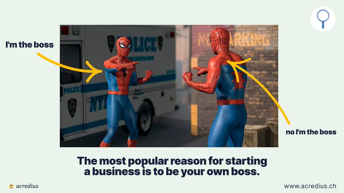 Ever wondered what fuels entrepreneurs?   
According to Guidant, 29% join business for autonomy. Only 2% are driven by market trends!   
Dissatisfaction with traditional jobs and passion are key drivers, too.   
If this hits home, join Acredius – your path to being your own boss!