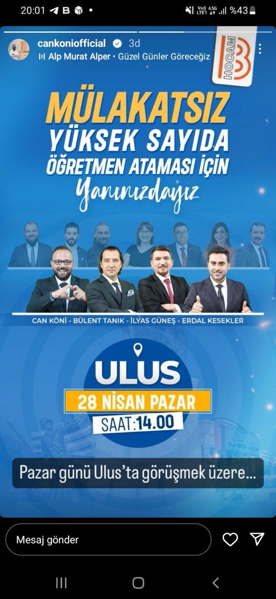 Çok büyük geliyoruz. 💪 ATAMA BEKLEYEN ÖĞRETMEN ARKADAŞIM SEN NEDEN GELMİYORSUN? HAYIRLISINI Mİ BEKLİYORSUN 😡 #Ulusta81ildenÖğretmeneAtama