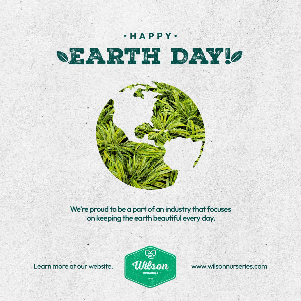 Happy Earth Day! We appreciate all the wonderful things our Mother Earth has to offer and we hope you all do too.
-
-
-
 #plantnursery #plants #gardening #wilsonnurseries #chicago #illinois #earthday